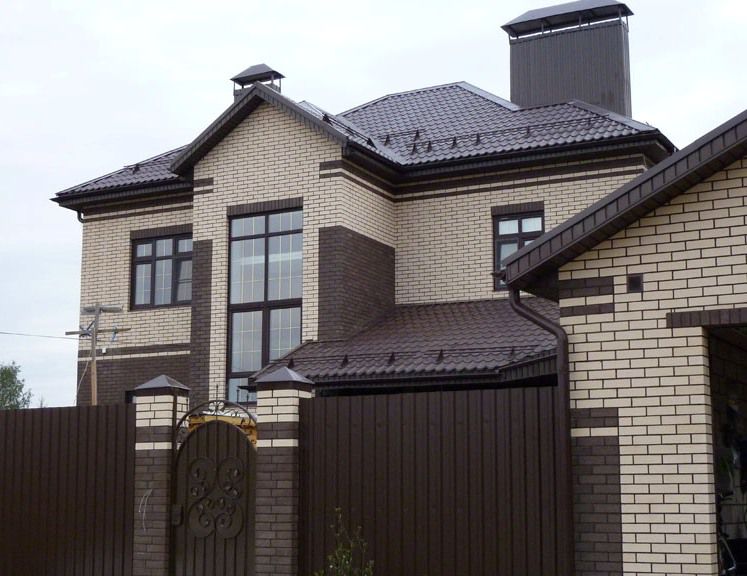 Фасадные Термопанели Европа с Клинкерной Плиткой Abc Klinker Objekta Braun Glatt