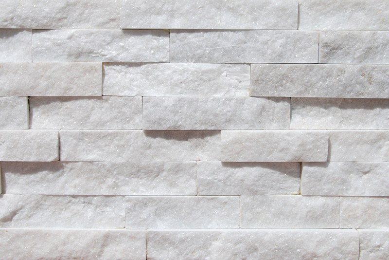 Натуральный облицовочный камень Diamond White 41N, Экостоун